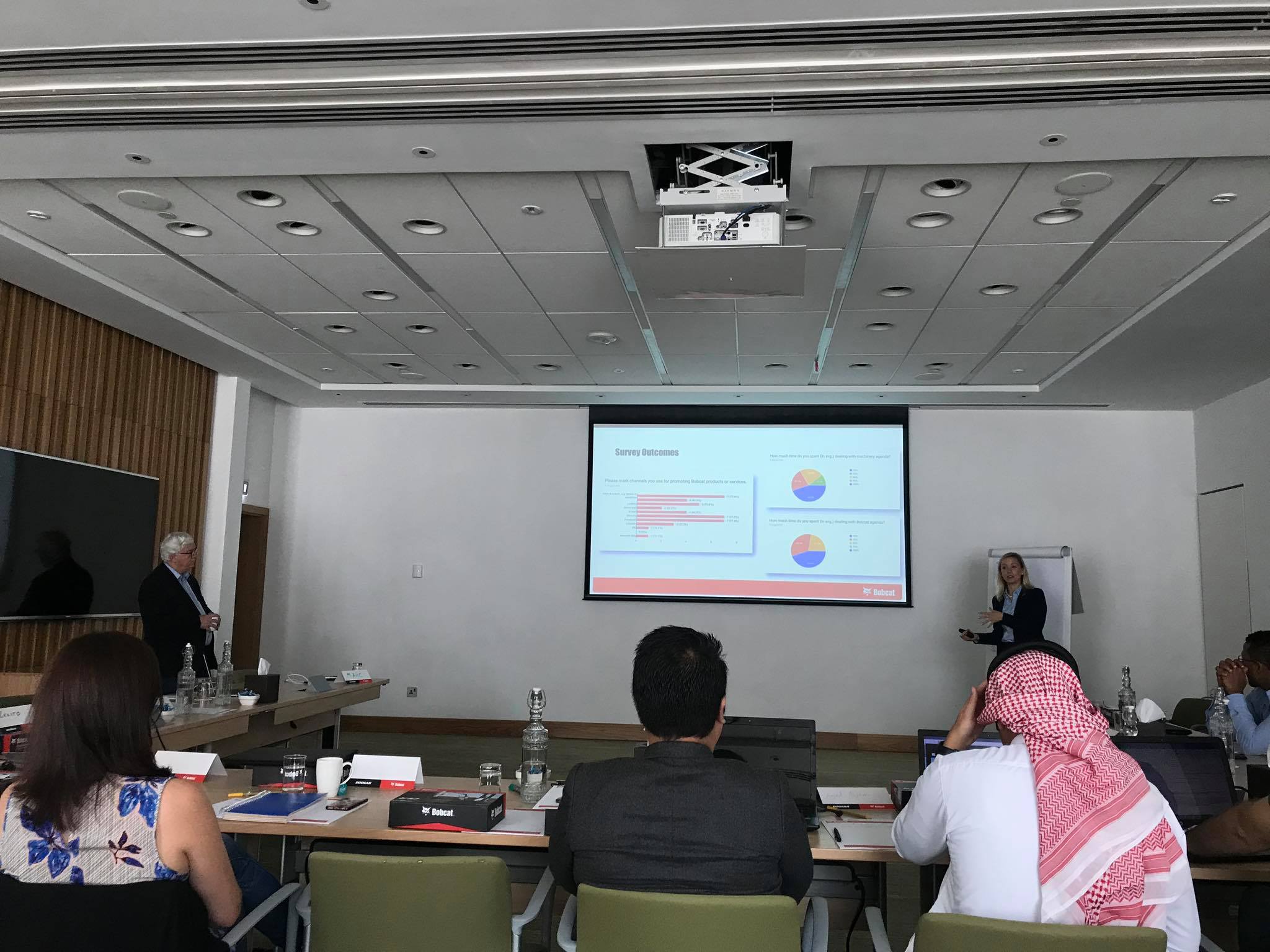 Giving a training in Dubai, October 2019